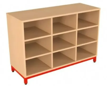 Meuble 9 cases sur socle