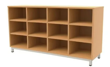 Meuble 12 cases sur socle