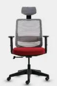 [1259CA78N2] Fauteuil ergonomique Work haut dossier base  nylon système  synchrone , assise reg en profondeur, accoudoirs réglables, appuis lombaires, coloris noir